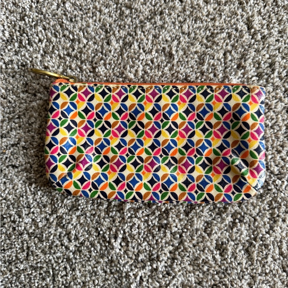 Colorful Geometric Pattern Pouch - Picture 2 of 2